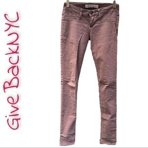 𝅺JUST USA Jeggings in Mauve Size 3